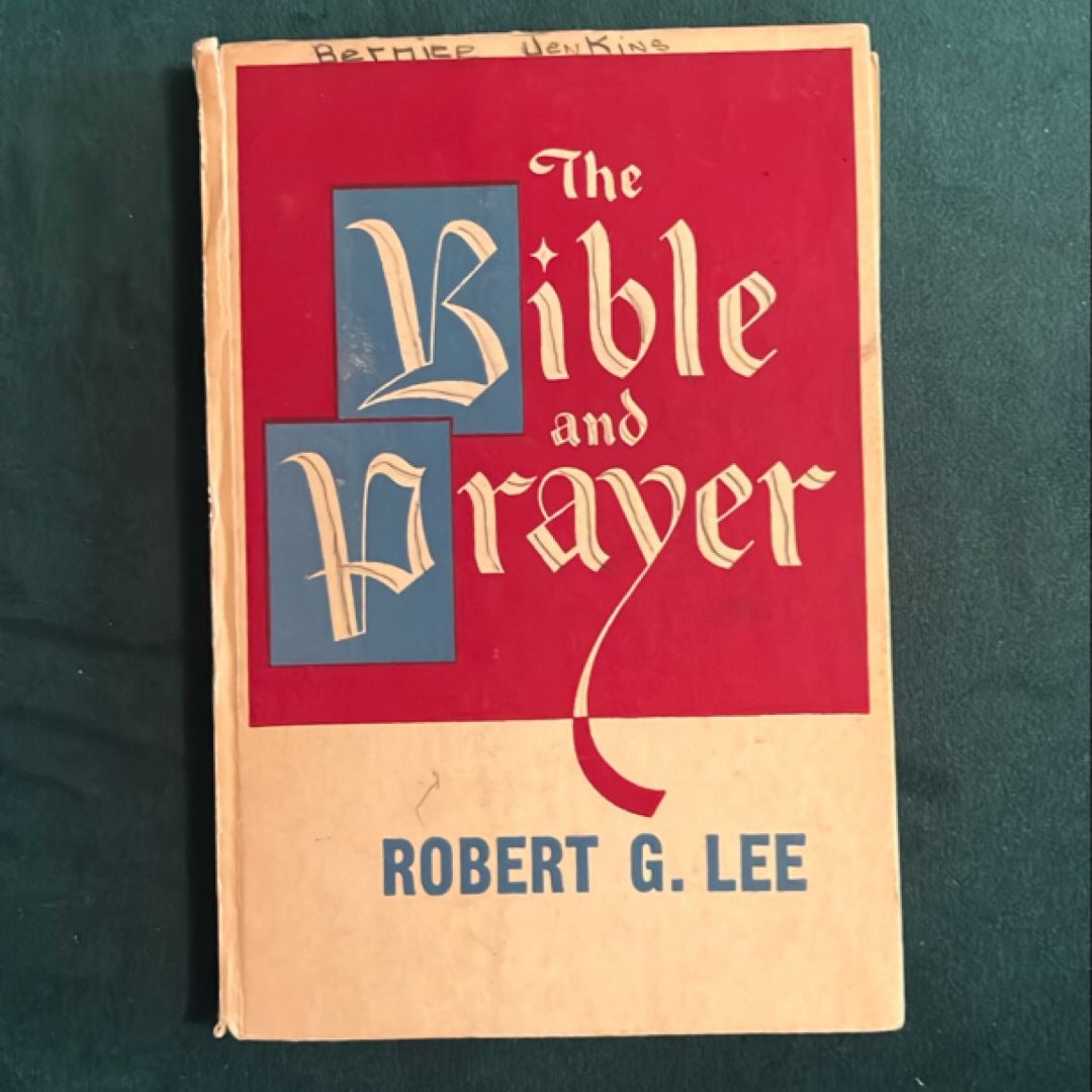 The Bible and Prayer