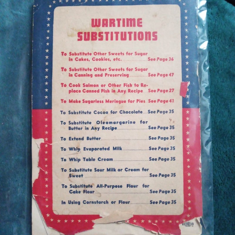 Wartime Canning and Cooking Book 