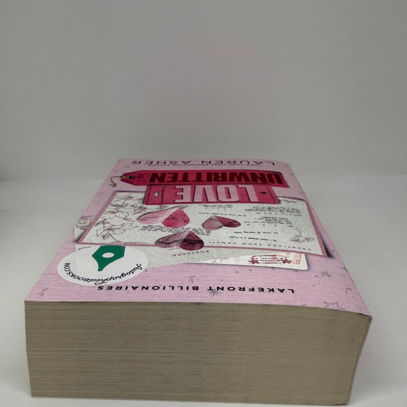 Love Unwritten by Lauren Asher Signed 
