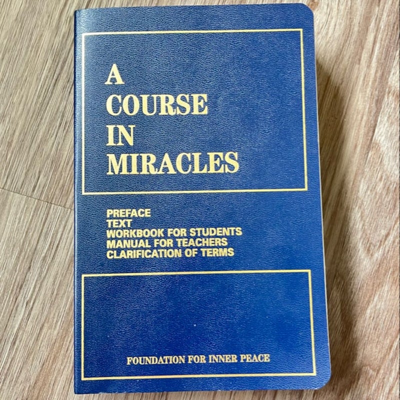 A Course In Miracles