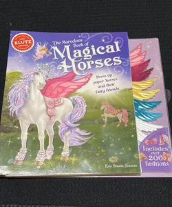 The Marvelous Book of Magical Horses: Dress up Paper Horses and Their Fairy Friends