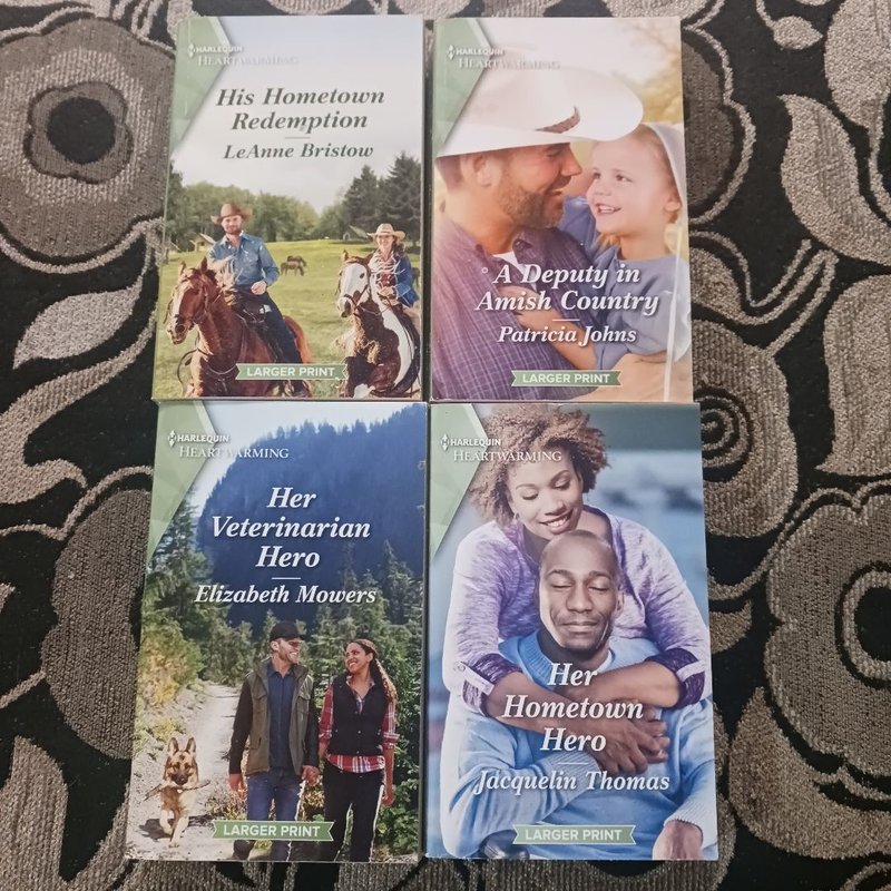 4 Harlequin Heartwarming Books 