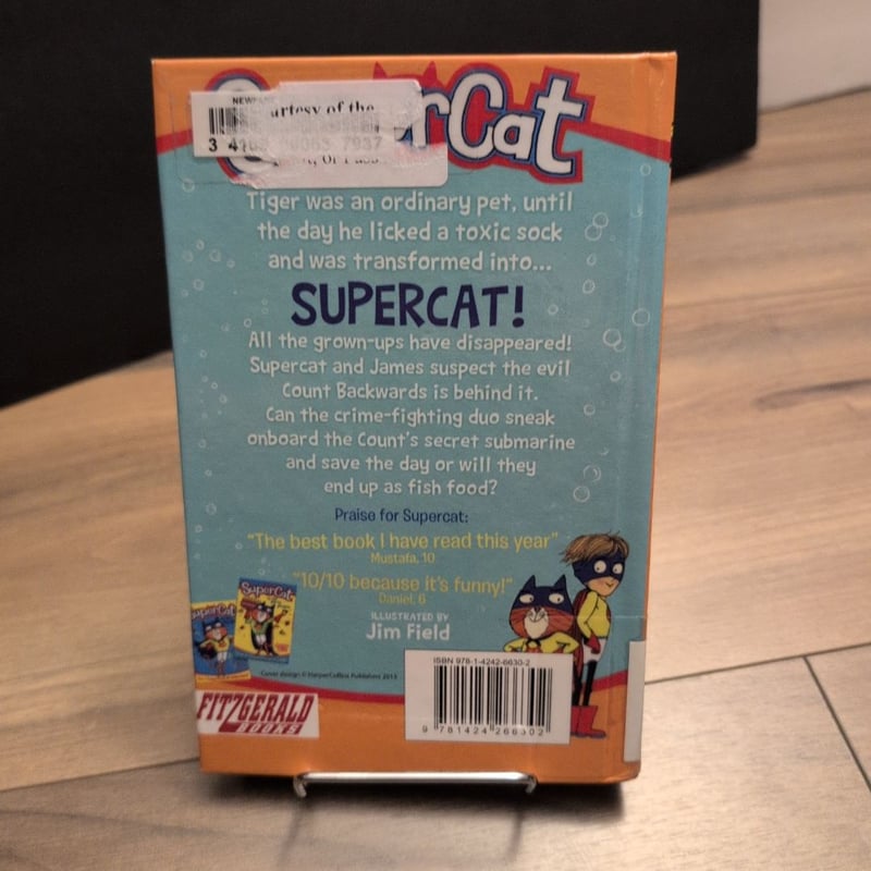 SuperCat vs. the pesky pirate *Library Discard*