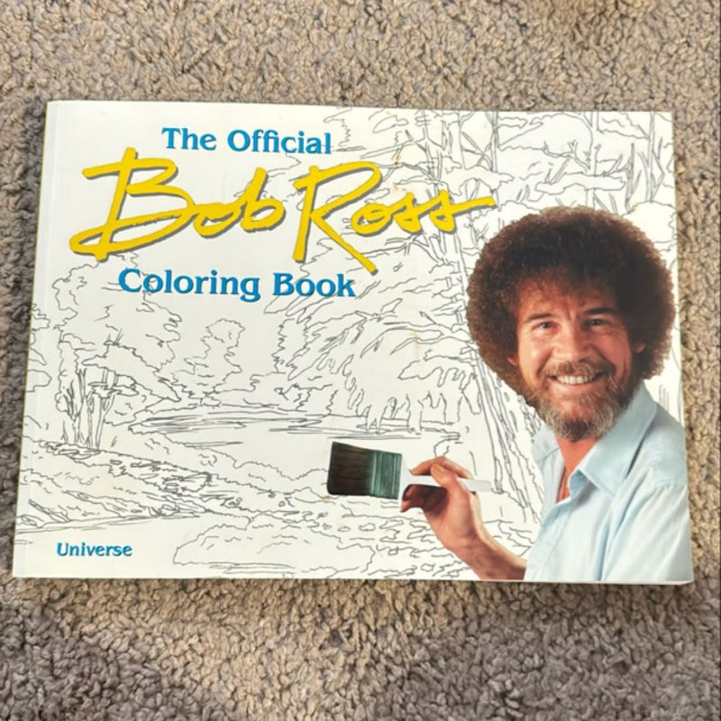 The Bob Ross Coloring Book