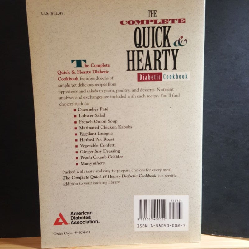 The Complete Quick and Hearty Cookbook