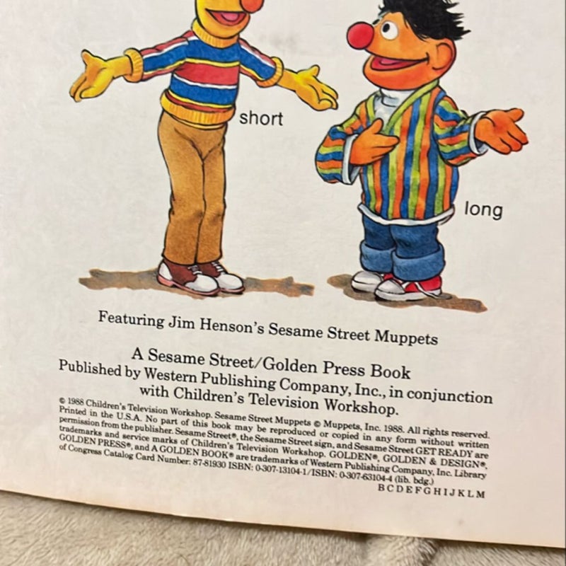 Ernie and Bert’s Different Day