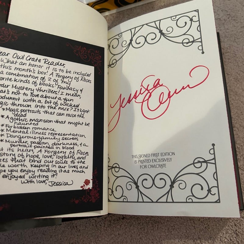 A Forgery of Roses - Owlcrate exclusive