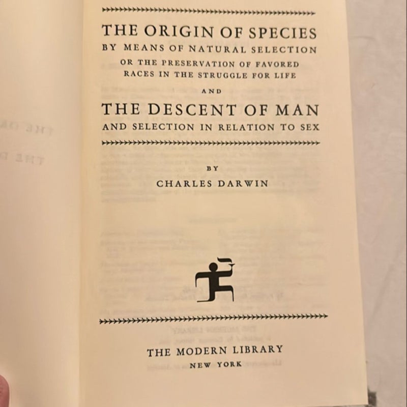 The origin of species and descent of man