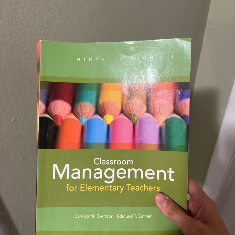 Classroom management for elem teachers 