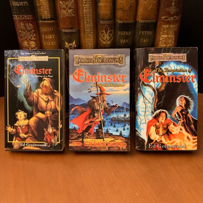 Complete Elminster Series 1-5: The Making of a Mage, Elminster in Myth Drannor, The Temptation of Elminster, Elminster in Hell, Elminster’s Daughter
