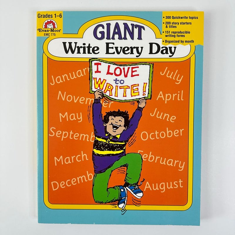 Evan-Moor Giant Write Every Day, Grades 1-6, Teacher Resource