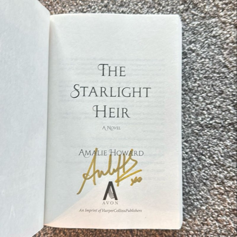 The Starlight Heir — signed with goodies