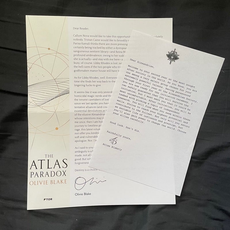 The Atlas Paradox Promo Items