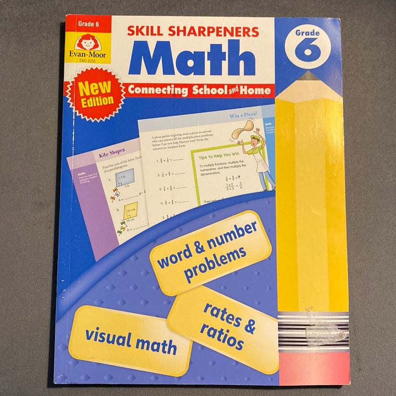 Skill Sharpeners: Math, Grade 6