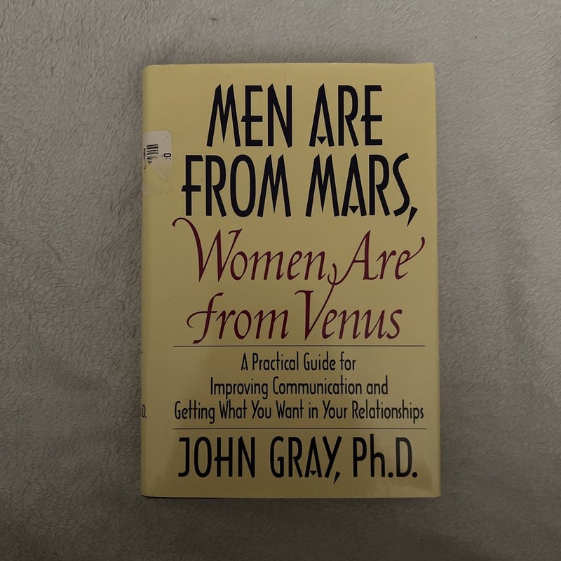 Men Are from Mars, Women Are from Venus