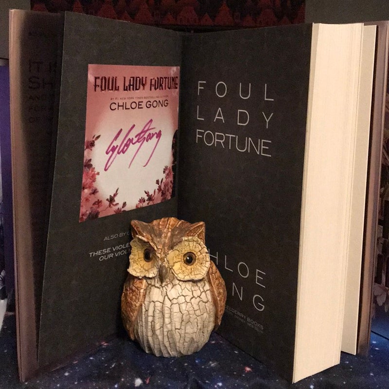 Foul Lady Fortune and Foul Heart Huntsman SIGNED
