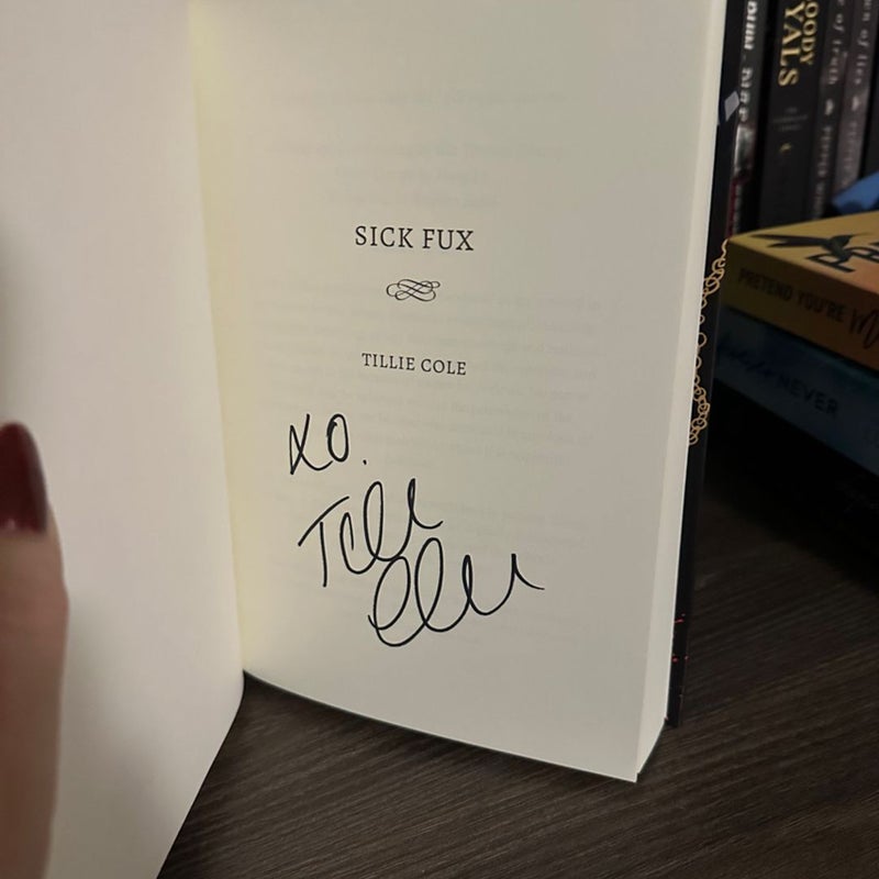 Sick Fux by Tillie cole, Hardcover Pangobooks