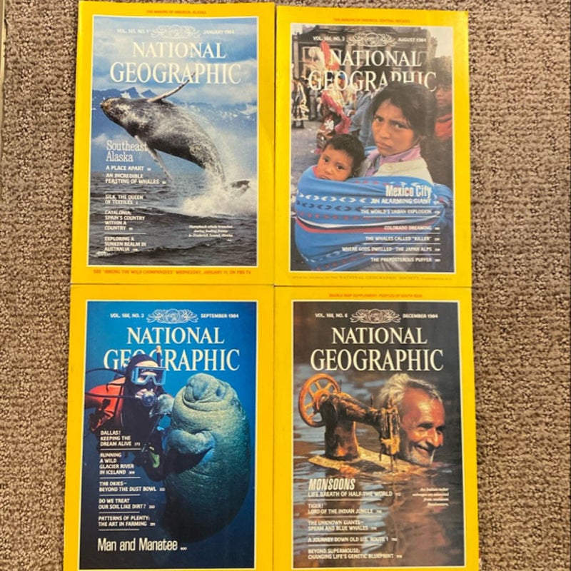 National Geographic Magazine  - 1984