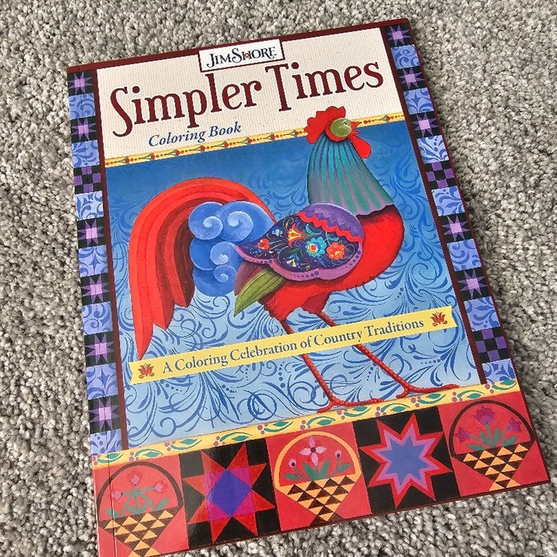 Simpler Times Coloring Book