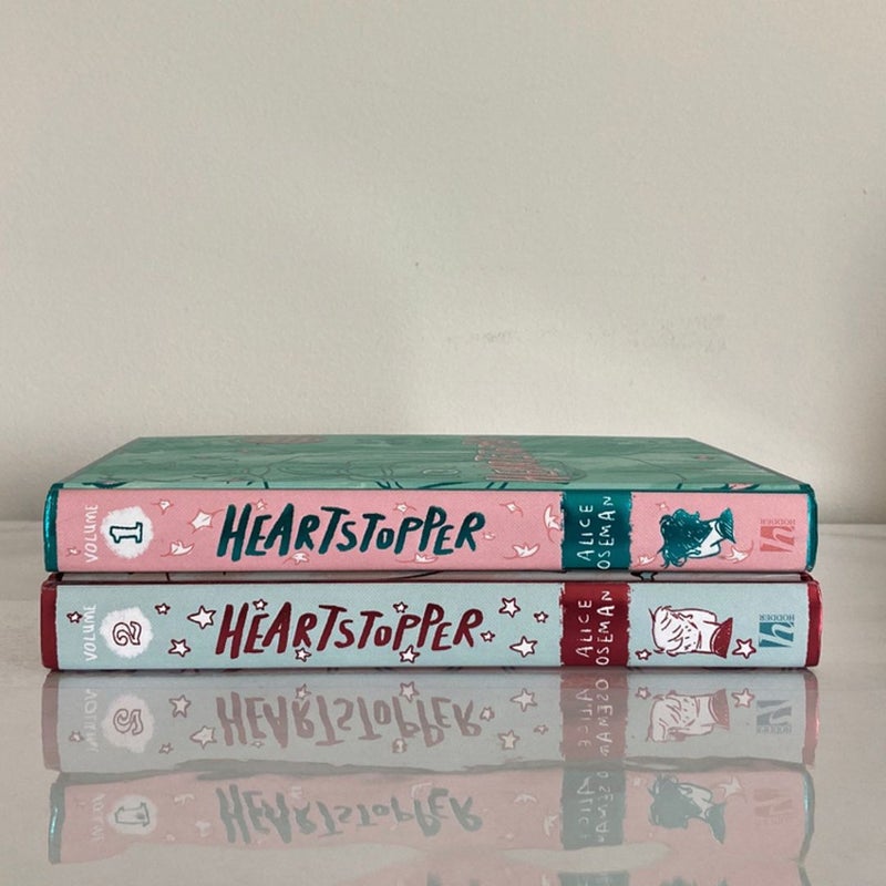 Heartstopper Vol.s 1 & 2 Waterstones exclusive w/ mini-comic ~ cheapest Alice Oseman NEW!