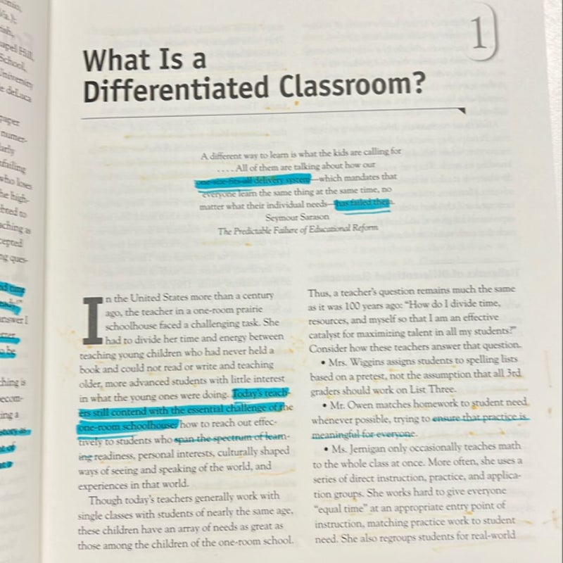 The Differentiated Classroom