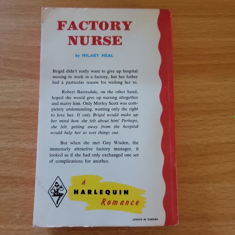 Factory Nurse (1961 Harlequin)