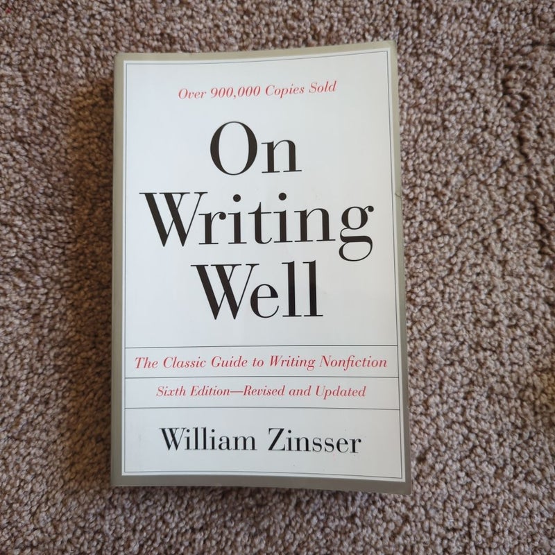 On Writing Well 6th Ed Pb