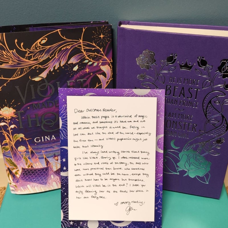 Violet Made of Thorns - Owlcrate - Signed - Special Edition 