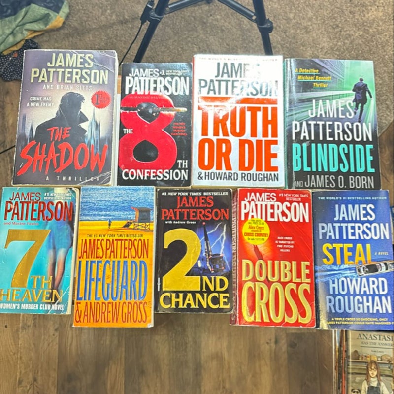 James Patterson 9 book bundle