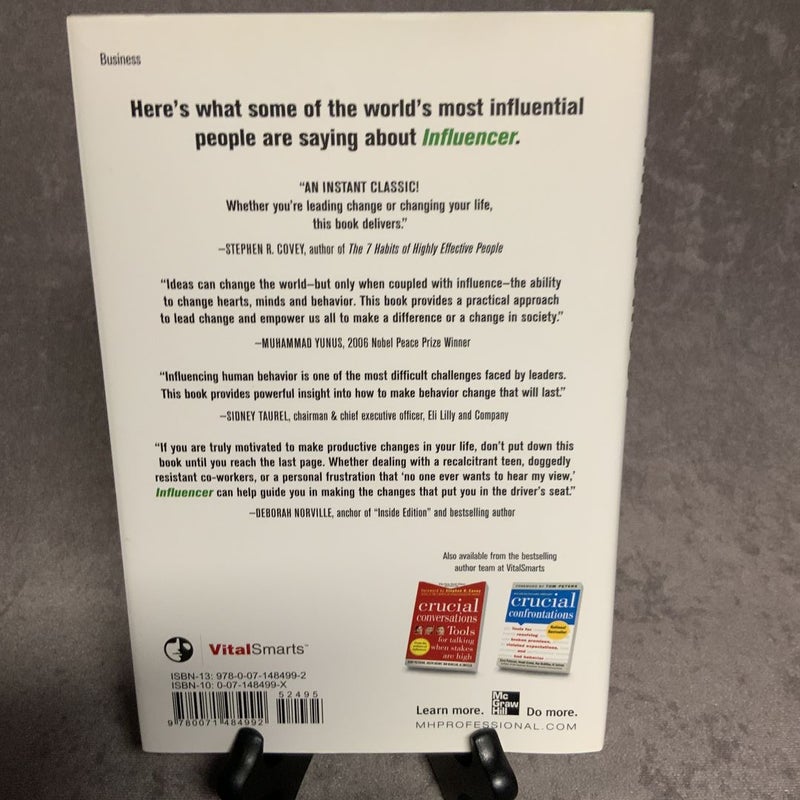 Influencer: the Power to Change Anything, First Edition (Hardcover)