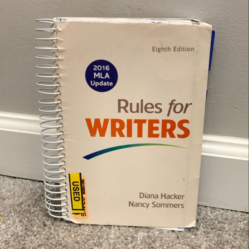 Rules for Writers 