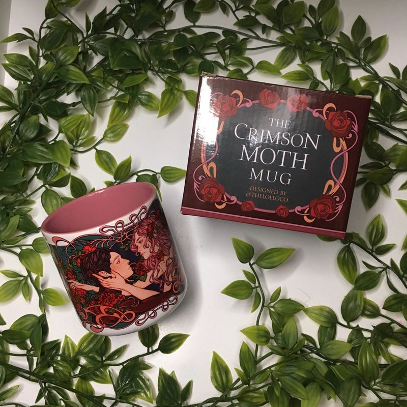 The Crimson Moth Ceramic Mug FairyLoot Exclusive 