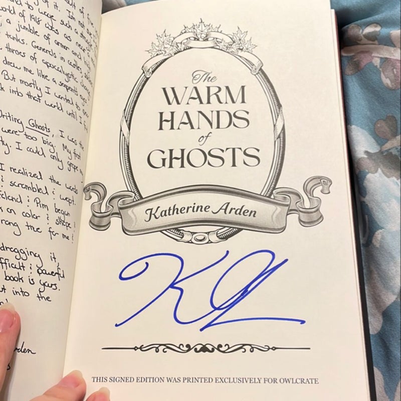 The Warm Hands of Ghosts (Owlcrate Signed Edition)