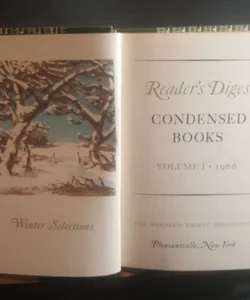 Reader's Digest condensed books Volume 1 1966
