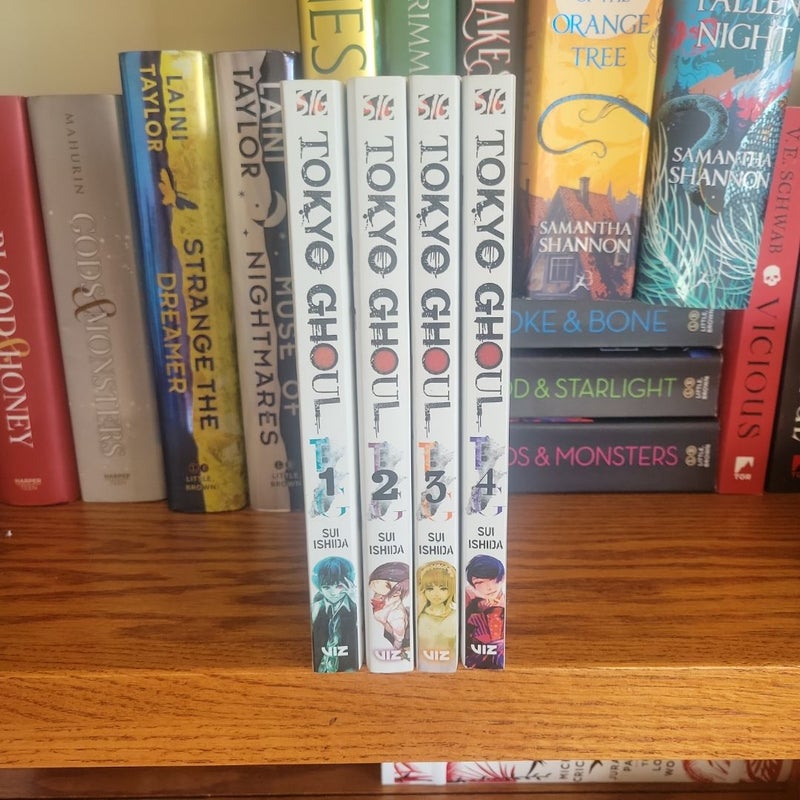 Tokyo Ghoul, Vol. 1 thru 4