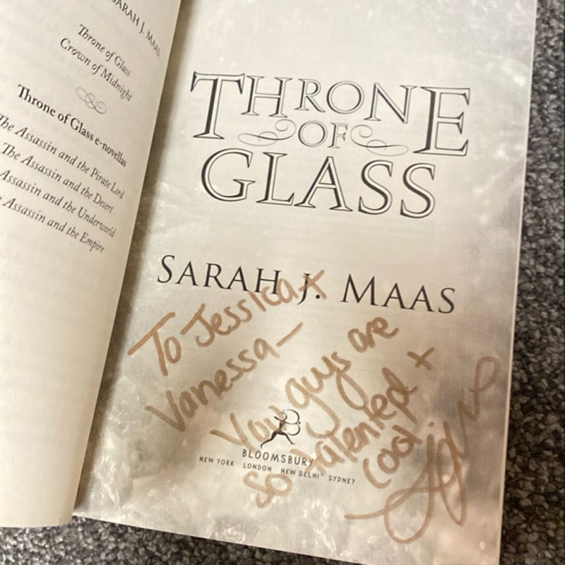 Throne of Glass (OOP, signed/personalized)