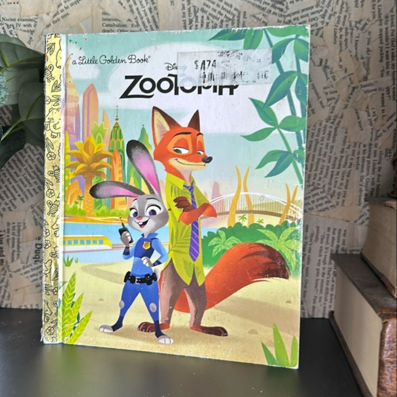 Zootopia Little Golden Book (Disney Zootopia)