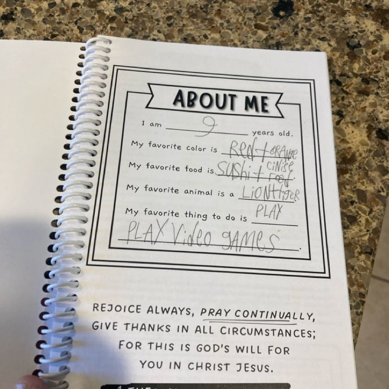My Prayer Journal: Elementary (cover/title page written on only)