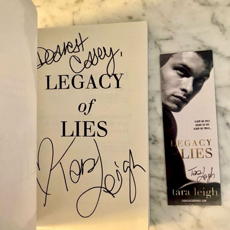 OOP Throne of Lies & Legacy of Lies (signed)