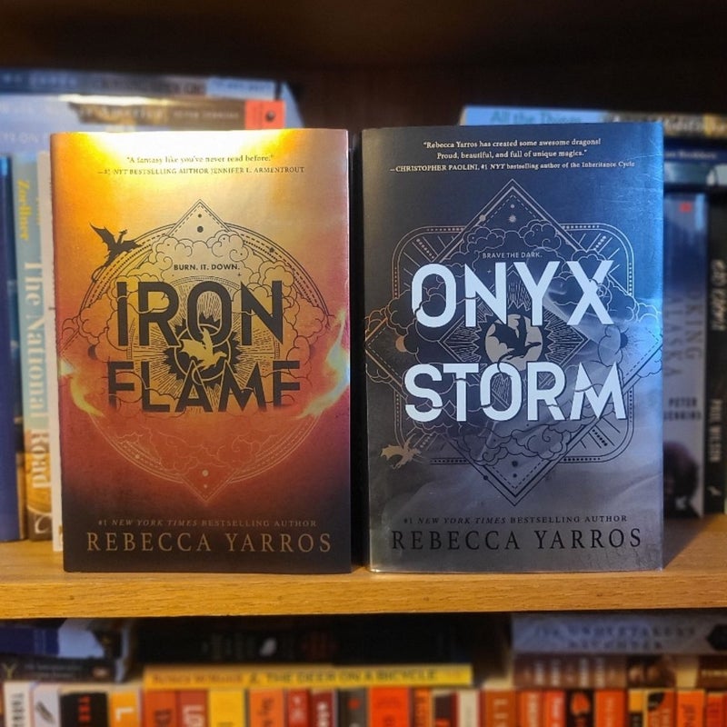 Limited Edition Onyx Storm and Iron Flame