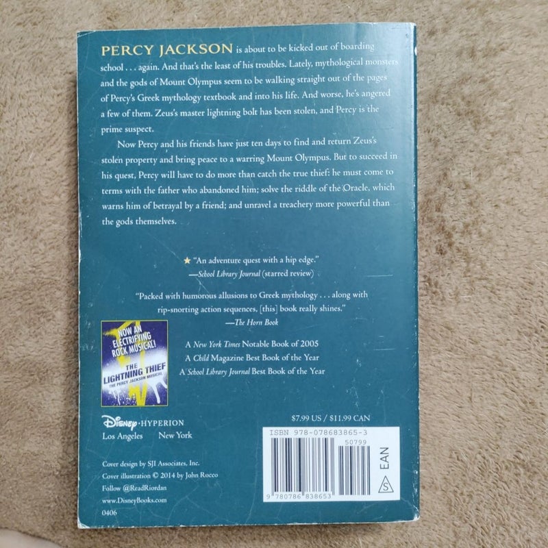 Percy Jackson and the Olympians, Book One the Lightning Thief (Percy Jackson and the Olympians, Book One)