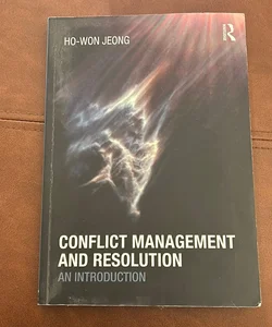 Conflict Management and Resolution