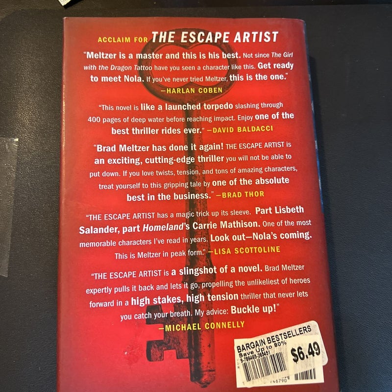 The Escape Artist (Like New Hardcover)