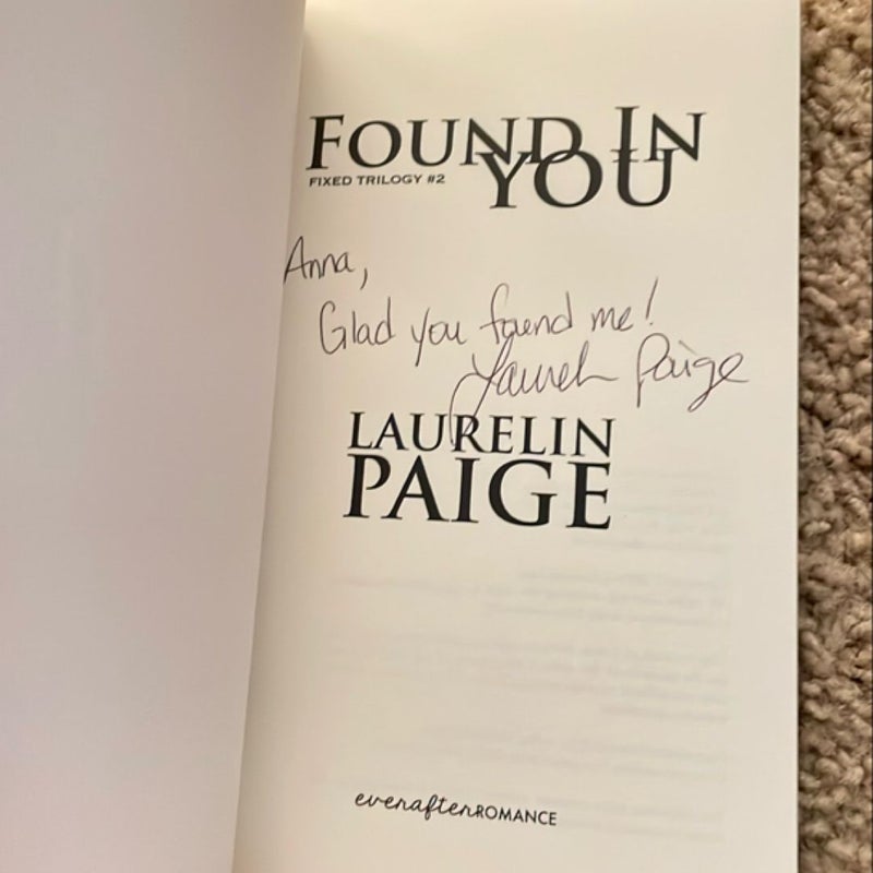 Found in You (Collector's Edition) (signed by the author)