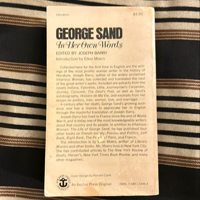 George Sand: In Her Own Words