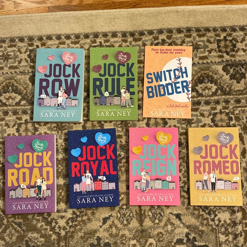 Jock Hard Series Books 1-6 (All Signed)