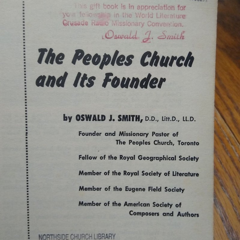 ⭐ The People's Church and its Founder (rare, vintage)