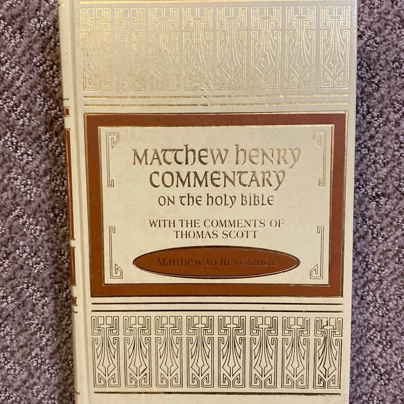 Matthew Henry Commentary on the Holy Bible