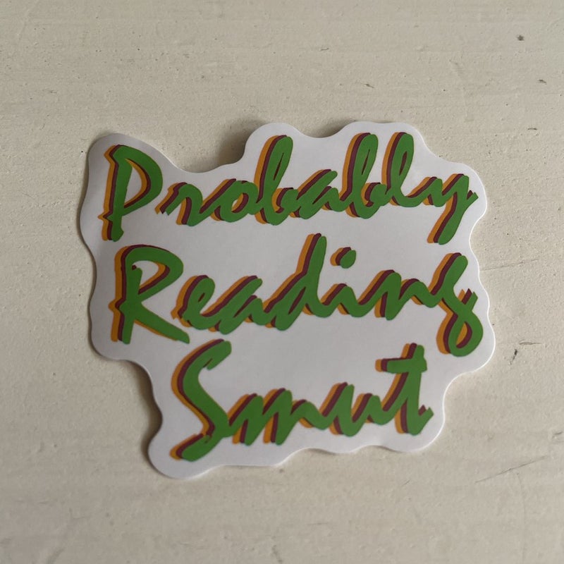 Bookish sticker 