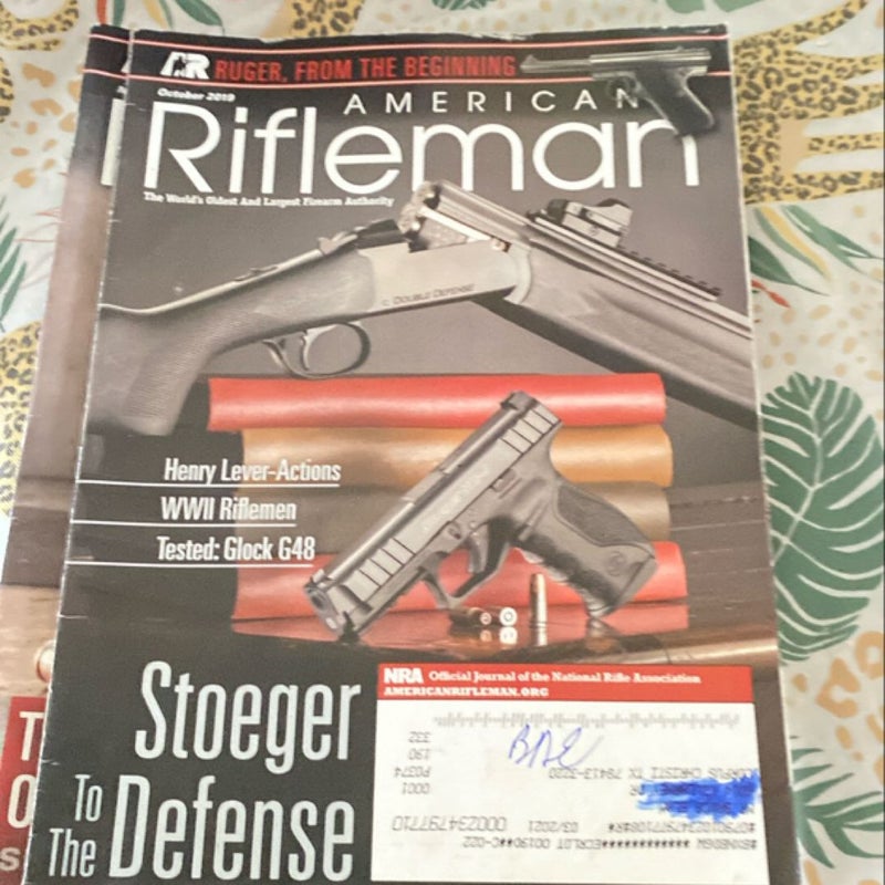 May 2018-May 2023 10 Rifleman Magazine Issues